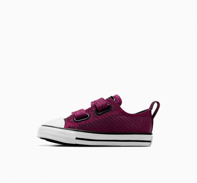 Tenis Converse Chuck Taylor All Star Easy On Sparkle Bajos Niños Rosas | COLOMBIA X8032K