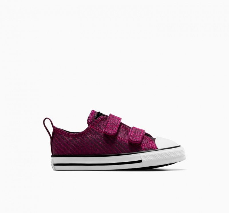 Tenis Converse Chuck Taylor All Star Easy On Sparkle Bajos Niños Rosas | COLOMBIA X8032K