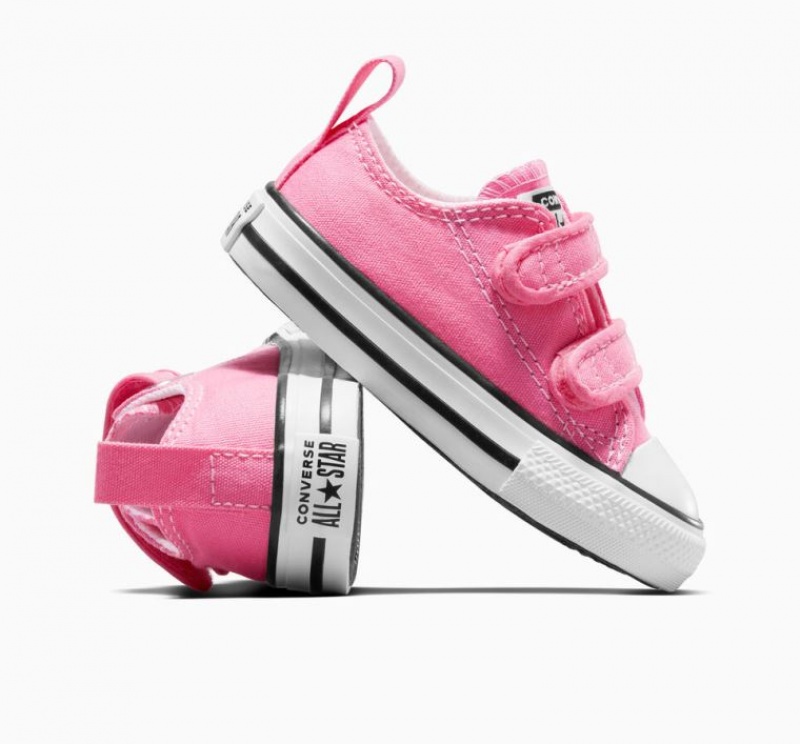 Tenis Converse Chuck Taylor All Star Easy-on Bajos Niños Rosas | COLOMBIA W0951F