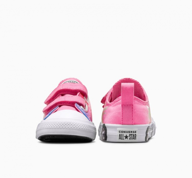 Tenis Converse Chuck Taylor All Star Easy-on Cars Bajos Niños Rosas | COLOMBIA D0321R