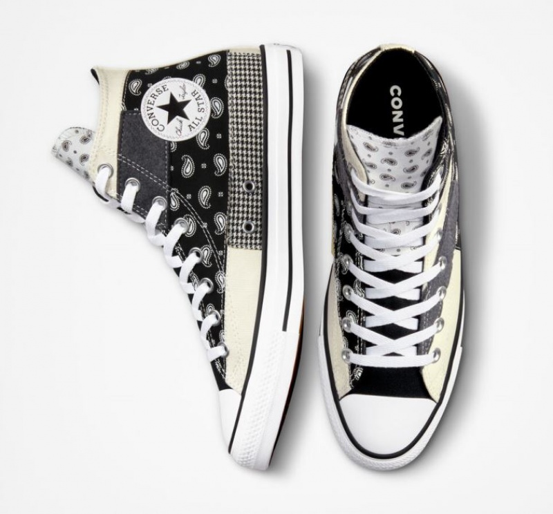 Tenis Converse Chuck Taylor All Star Hacked Patterns Altos Hombre Negras | COLOMBIA Q2165S