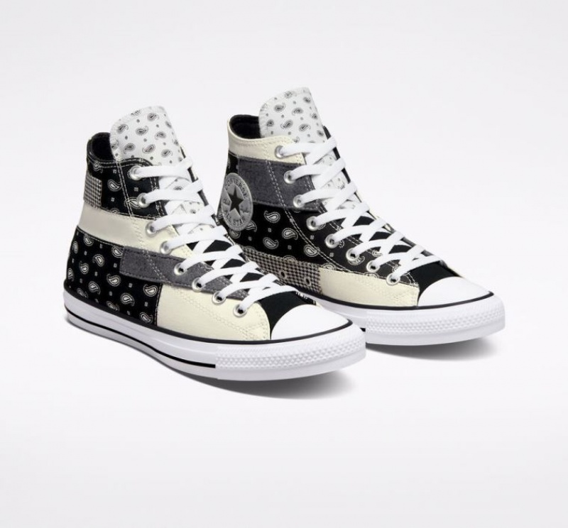 Tenis Converse Chuck Taylor All Star Hacked Patterns Altos Hombre Negras | COLOMBIA Q2165S