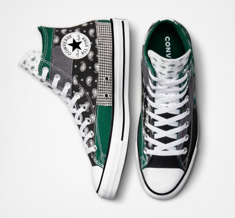 Tenis Converse Chuck Taylor All Star Hacked Patterns Altos Hombre Negras | COLOMBIA E6759F