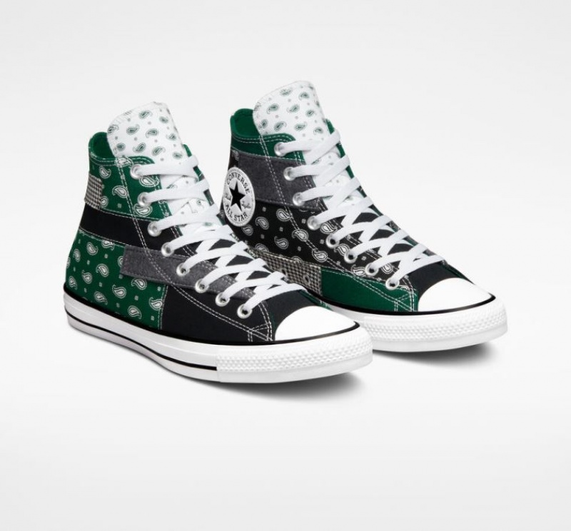 Tenis Converse Chuck Taylor All Star Hacked Patterns Altos Hombre Negras | COLOMBIA E6759F