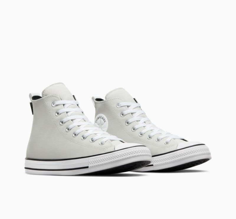 Tenis Converse Chuck Taylor All Star Leather Altos Mujer Blancas | COLOMBIA P7013J