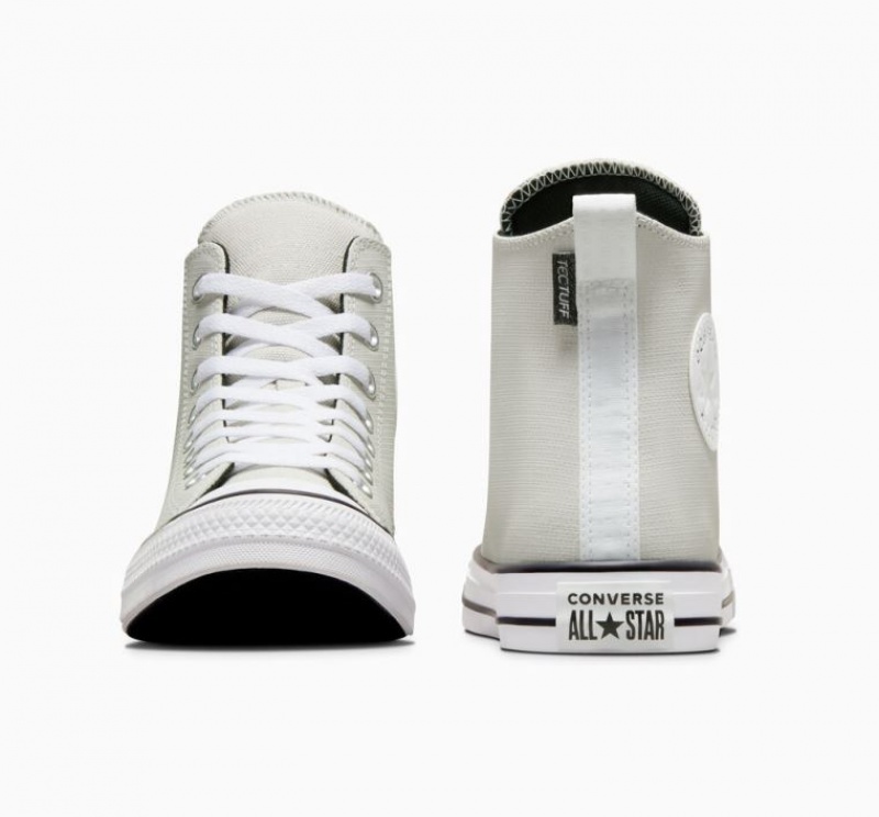 Tenis Converse Chuck Taylor All Star Leather Altos Mujer Blancas | COLOMBIA P7013J