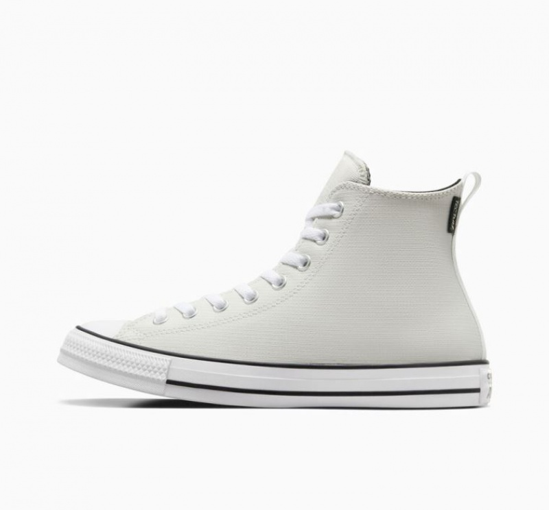 Tenis Converse Chuck Taylor All Star Leather Altos Mujer Blancas | COLOMBIA P7013J