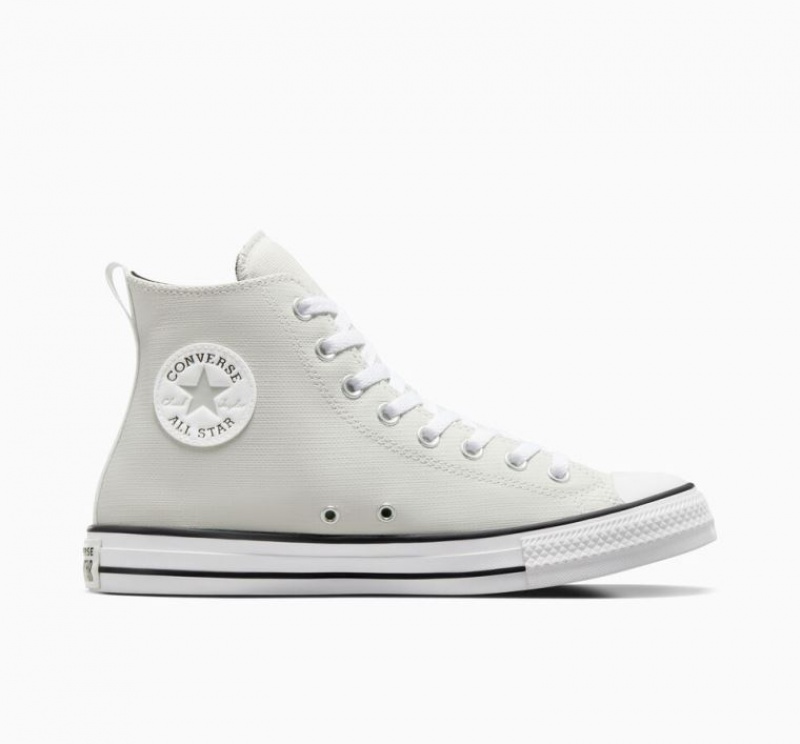 Tenis Converse Chuck Taylor All Star Leather Altos Mujer Blancas | COLOMBIA P7013J