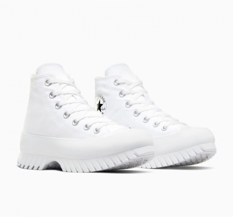 Tenis Converse Chuck Taylor All Star Lugged 2.0 Altos Hombre Blancas | COLOMBIA W6918E