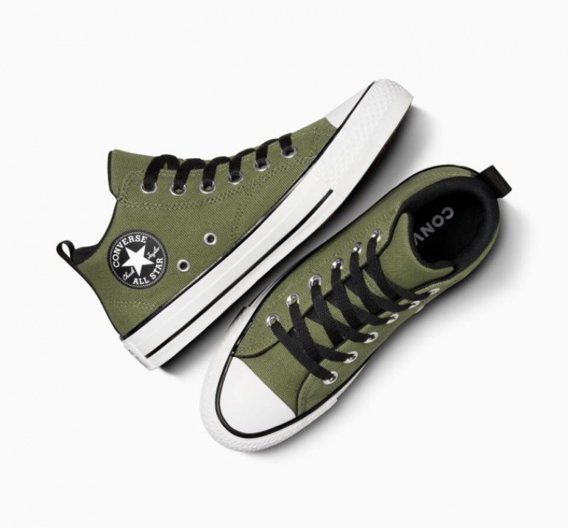 Tenis Converse Chuck Taylor All Star Malden Street Easy On Niños Verde Oliva | COLOMBIA T5938S