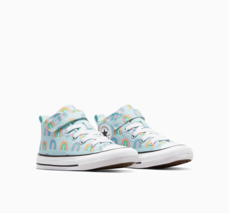 Tenis Converse Chuck Taylor All Star Malden Street Rainbows Niños Verde Menta | COLOMBIA T3260N