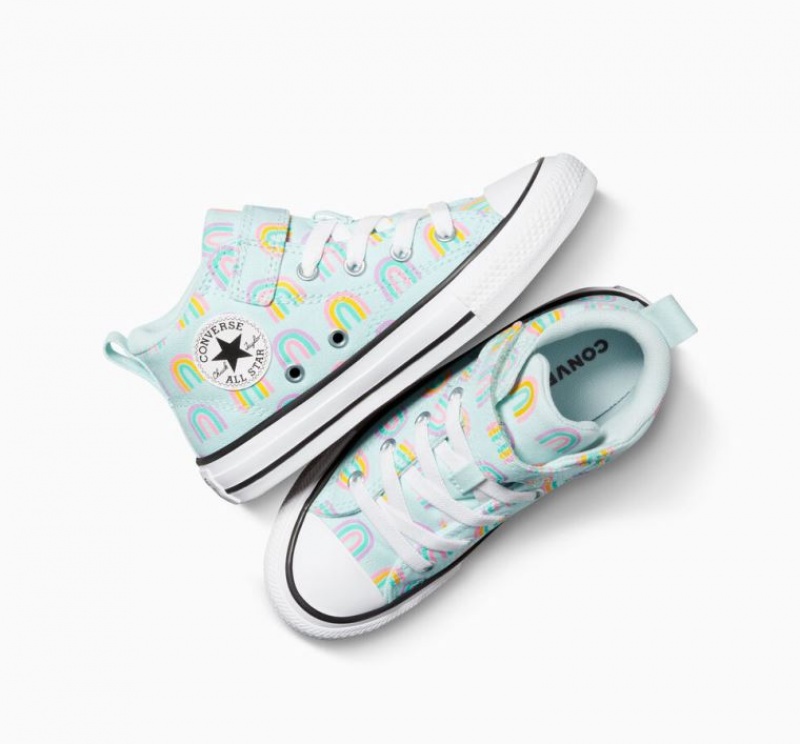 Tenis Converse Chuck Taylor All Star Malden Street Rainbows Niños Verde Menta | COLOMBIA T3260N