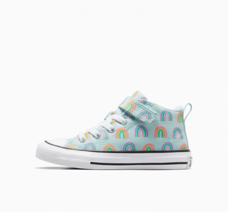 Tenis Converse Chuck Taylor All Star Malden Street Rainbows Niños Verde Menta | COLOMBIA T3260N