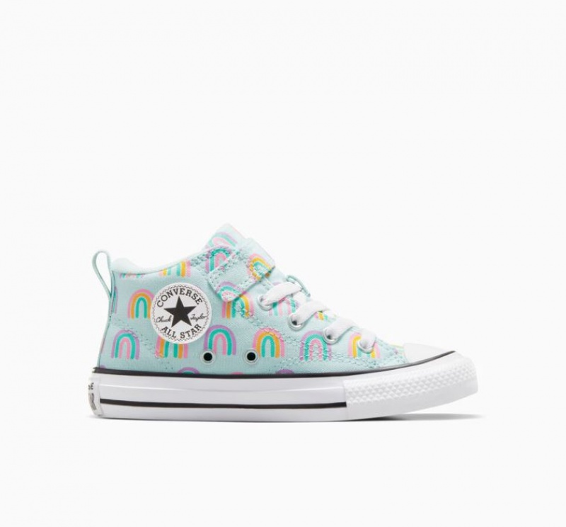 Tenis Converse Chuck Taylor All Star Malden Street Rainbows Niños Verde Menta | COLOMBIA T3260N