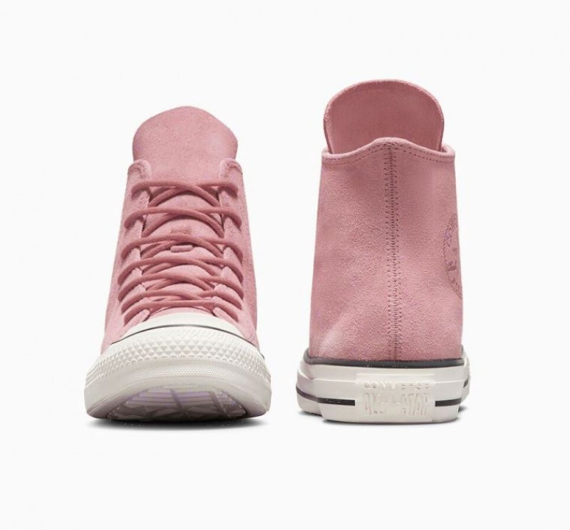 Tenis Converse Chuck Taylor All Star Mono Suede Altos Mujer Rosas | COLOMBIA M1236B