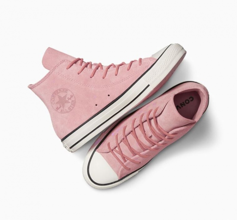 Tenis Converse Chuck Taylor All Star Mono Suede Altos Mujer Rosas | COLOMBIA M1236B