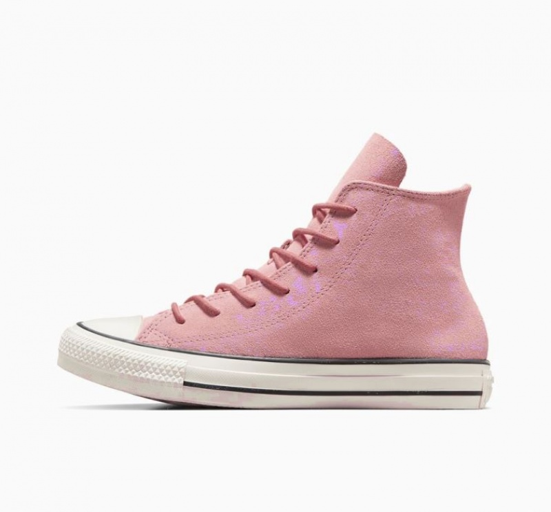 Tenis Converse Chuck Taylor All Star Mono Suede Altos Mujer Rosas | COLOMBIA M1236B