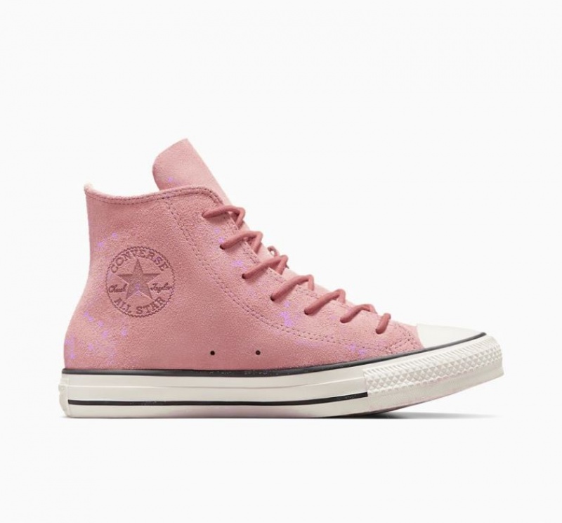 Tenis Converse Chuck Taylor All Star Mono Suede Altos Mujer Rosas | COLOMBIA M1236B