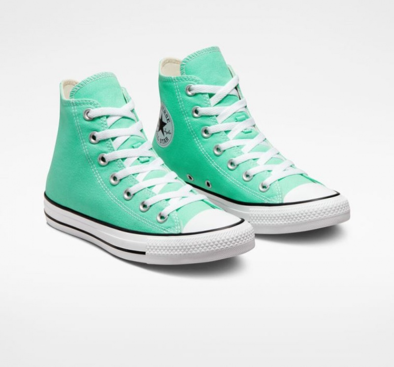 Tenis Converse Chuck Taylor All Star Seasonal Color Altos Mujer Turquesa | COLOMBIA N7408W