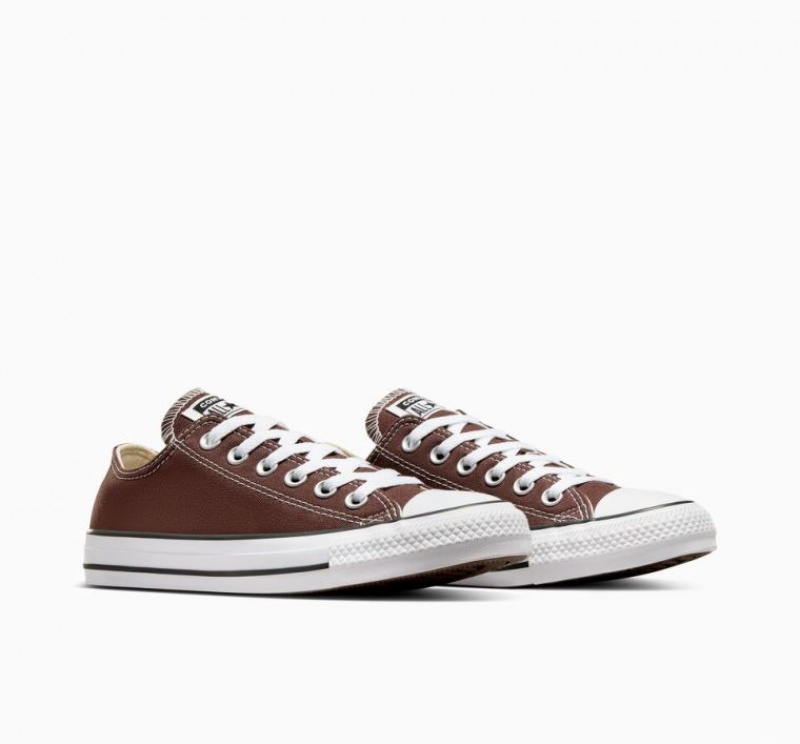 Tenis Converse Chuck Taylor All Star Seasonal Color Bajos Mujer Marrones | COLOMBIA B8376V