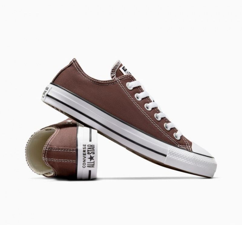 Tenis Converse Chuck Taylor All Star Seasonal Color Bajos Mujer Marrones | COLOMBIA B8376V