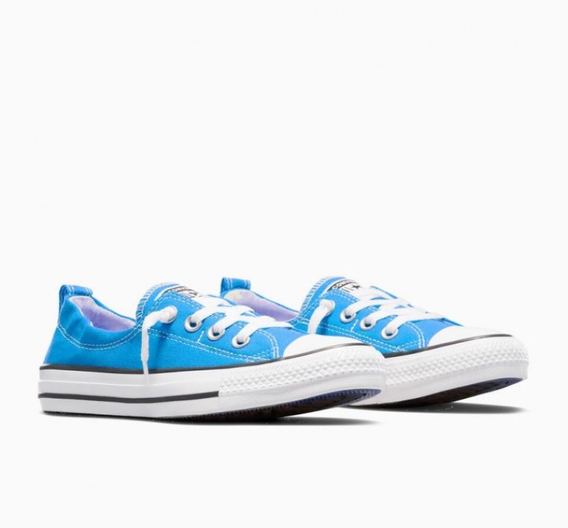 Tenis Converse Chuck Taylor All Star Shoreline Slip Bajos Mujer Azules | COLOMBIA L1304Q