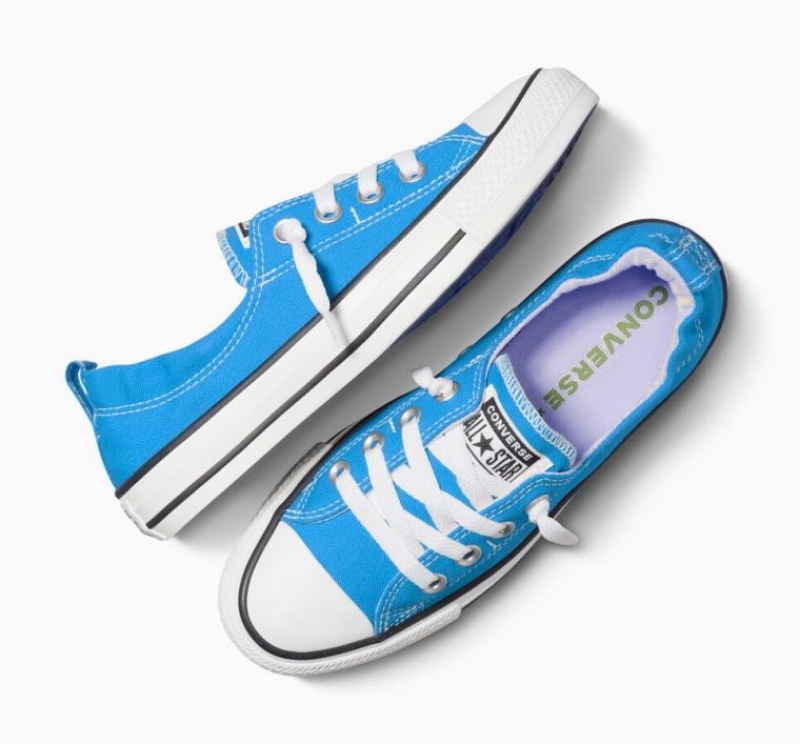 Tenis Converse Chuck Taylor All Star Shoreline Slip Bajos Mujer Azules | COLOMBIA L1304Q