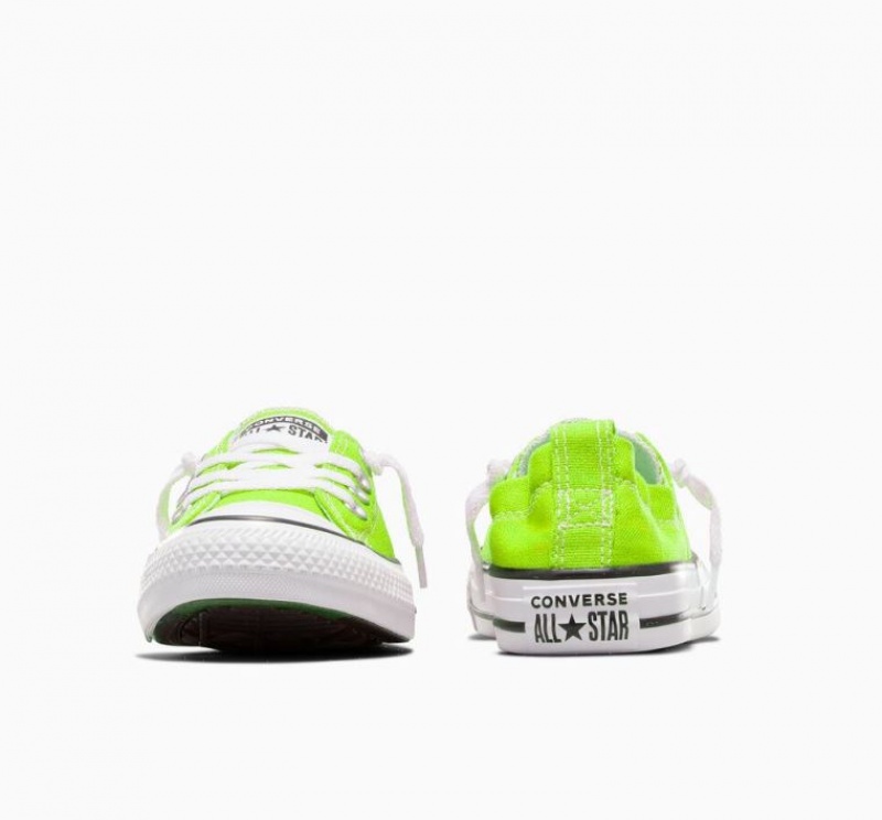 Tenis Converse Chuck Taylor All Star Shoreline Slip Bajos Mujer Verde Claro | COLOMBIA X4706J