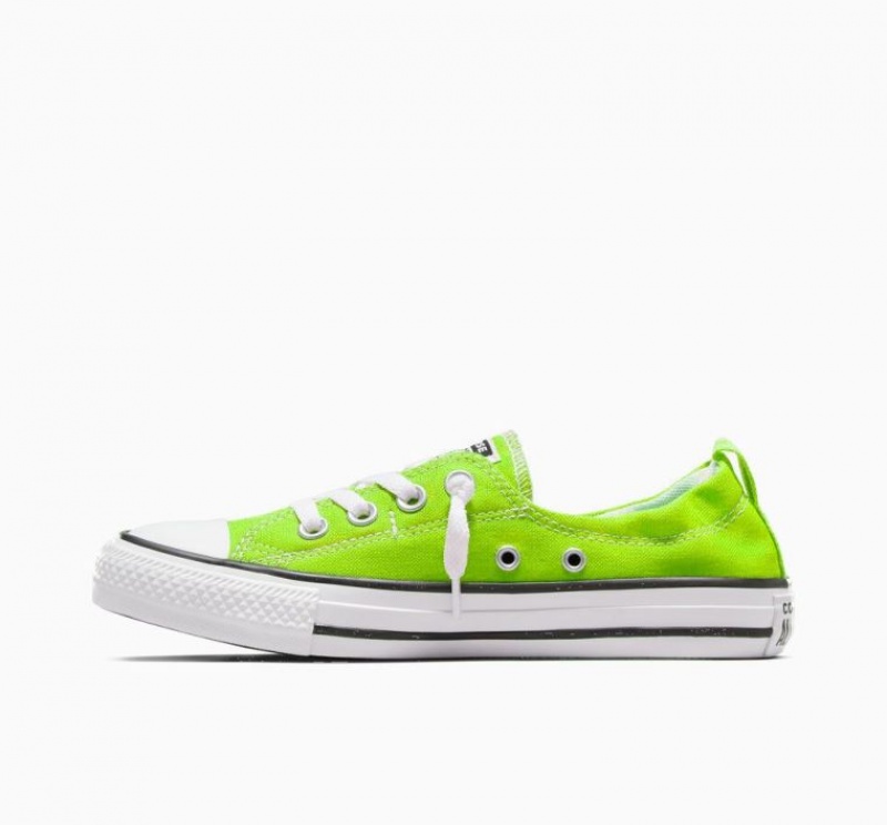 Tenis Converse Chuck Taylor All Star Shoreline Slip Bajos Mujer Verde Claro | COLOMBIA X4706J