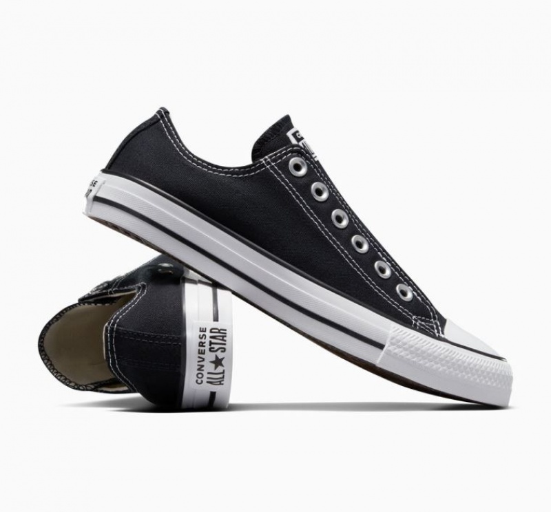 Tenis Converse Chuck Taylor All Star Slip Bajos Hombre Negras | COLOMBIA F2186R