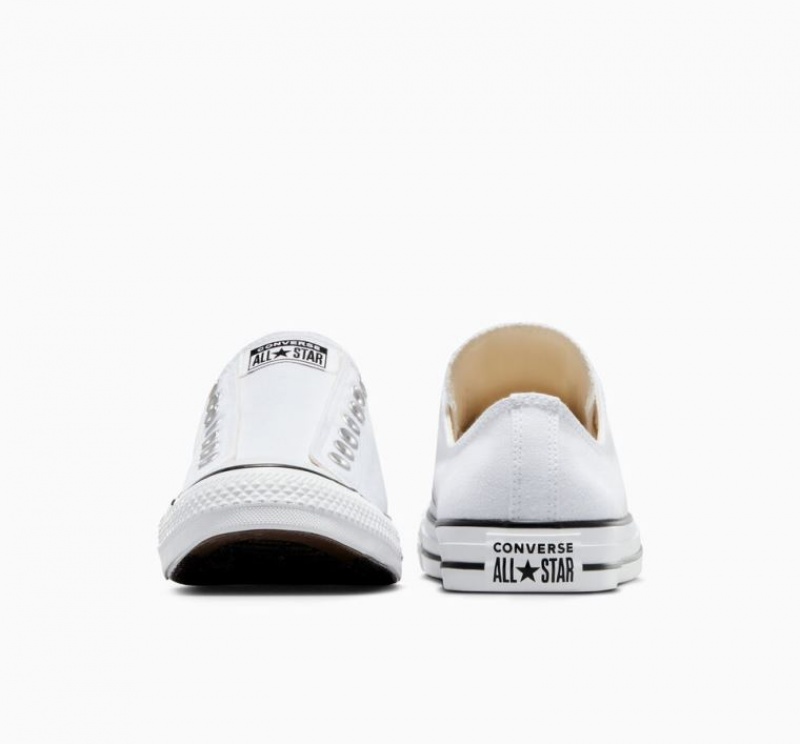 Tenis Converse Chuck Taylor All Star Slip Bajos Hombre Blancas | COLOMBIA L3724D