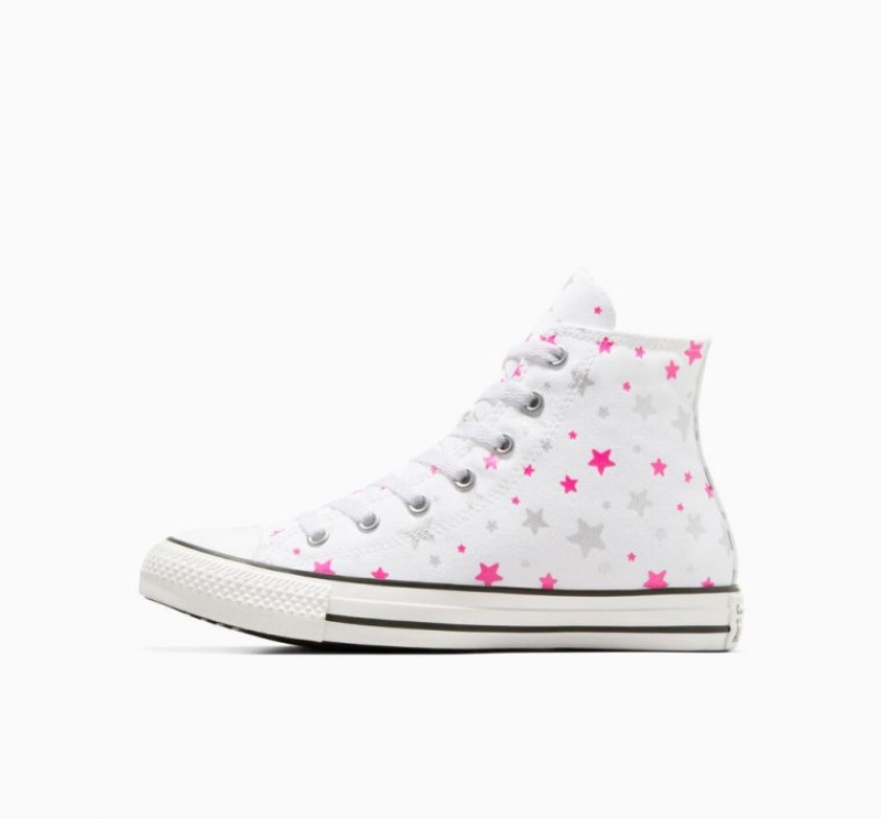 Tenis Converse Chuck Taylor All Star Sparkle Altos Niños Blancas | COLOMBIA Y4359M