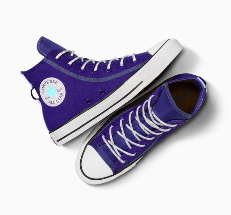 Tenis Converse Chuck Taylor All Star Utility Twist Altos Mujer Azules | COLOMBIA K3674D