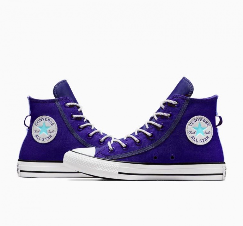 Tenis Converse Chuck Taylor All Star Utility Twist Altos Mujer Azules | COLOMBIA K3674D