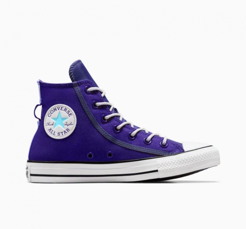 Tenis Converse Chuck Taylor All Star Utility Twist Altos Mujer Azules | COLOMBIA K3674D