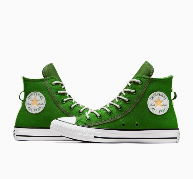 Tenis Converse Chuck Taylor All Star Utility Twist Altos Mujer Verde | COLOMBIA D5297H