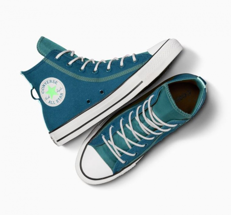 Tenis Converse Chuck Taylor All Star Utility Twist Altos Mujer Azules | COLOMBIA B8710P