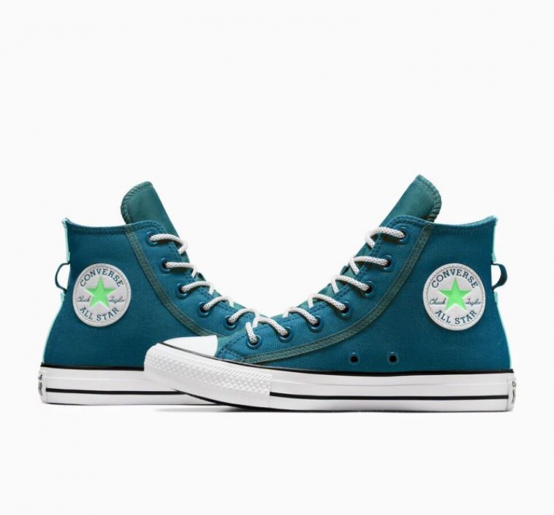 Tenis Converse Chuck Taylor All Star Utility Twist Altos Mujer Azules | COLOMBIA B8710P