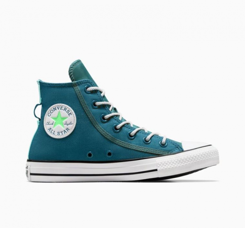 Tenis Converse Chuck Taylor All Star Utility Twist Altos Mujer Azules | COLOMBIA B8710P