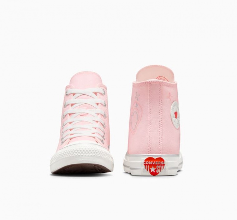 Tenis Converse Chuck Taylor All Star Y2K Heart Altos Niños Rosas | COLOMBIA Q8693Z