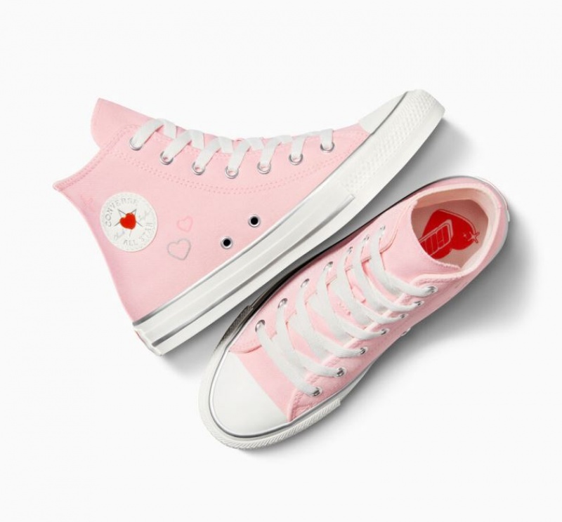 Tenis Converse Chuck Taylor All Star Y2K Heart Altos Niños Rosas | COLOMBIA Q8693Z