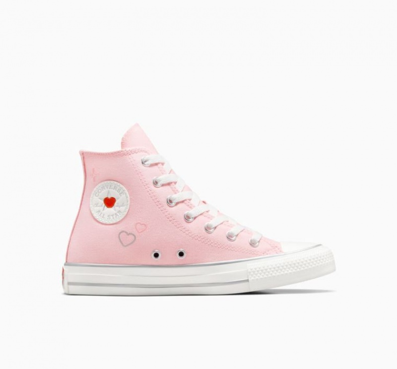 Tenis Converse Chuck Taylor All Star Y2K Heart Altos Niños Rosas | COLOMBIA Q8693Z