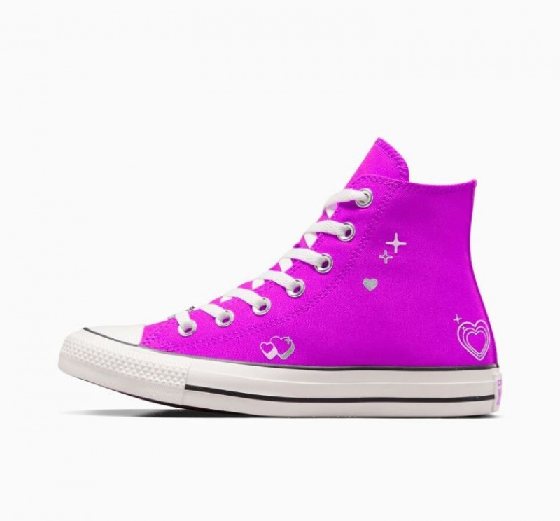 Tenis Converse Chuck Taylor All Star Y2K Heart Altos Mujer Moradas | COLOMBIA T4586S