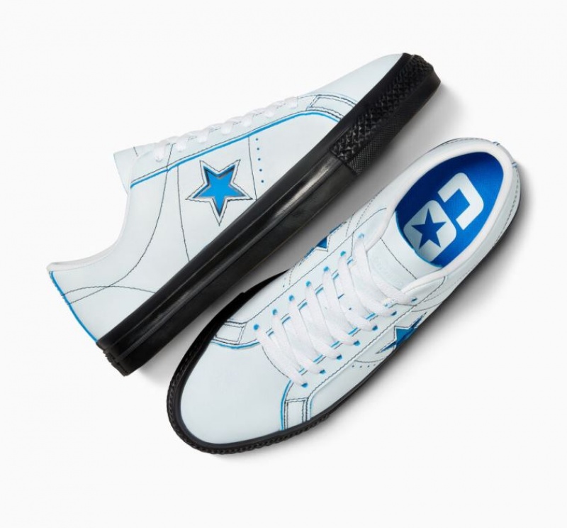 Tenis Converse Eddie Cernicky One Star Pro Bajos Mujer Azules Claro | COLOMBIA B8541S