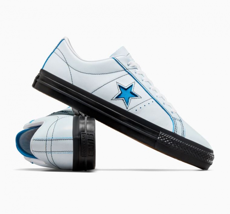 Tenis Converse Eddie Cernicky One Star Pro Bajos Mujer Azules Claro | COLOMBIA B8541S