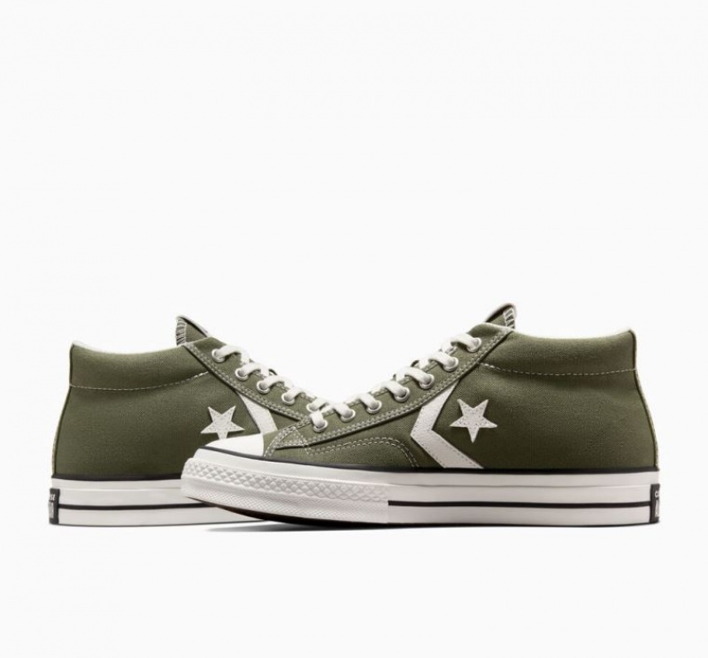 Tenis Converse Star Player 76 Hombre Verde Oliva | COLOMBIA T9026J