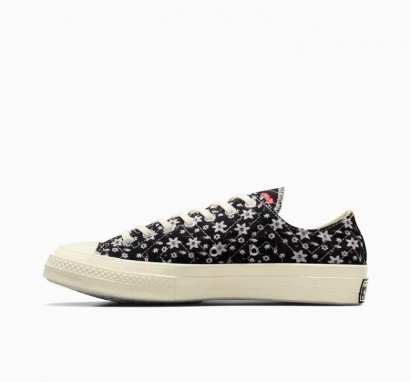 Tenis Converse Upcycled Floral Chuck 70 Bajos Mujer Negras Multicolor | COLOMBIA W6485R