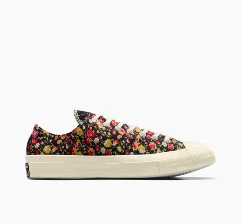 Tenis Converse Upcycled Floral Chuck 70 Bajos Mujer Negras Multicolor | COLOMBIA W6485R