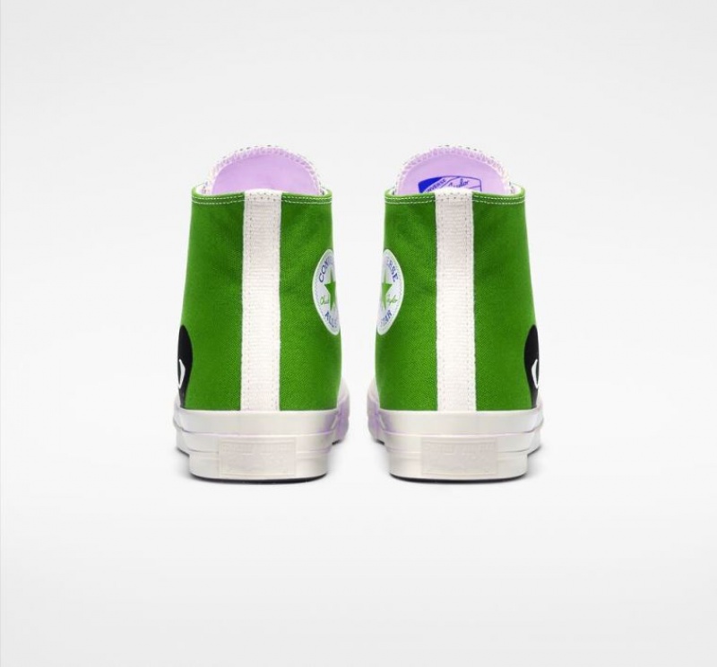 Tenis Converse X Comme Des Garçons Play Chuck 70 Altos Hombre Verde | COLOMBIA J4935O