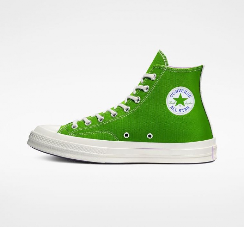 Tenis Converse X Comme Des Garçons Play Chuck 70 Altos Hombre Verde | COLOMBIA J4935O